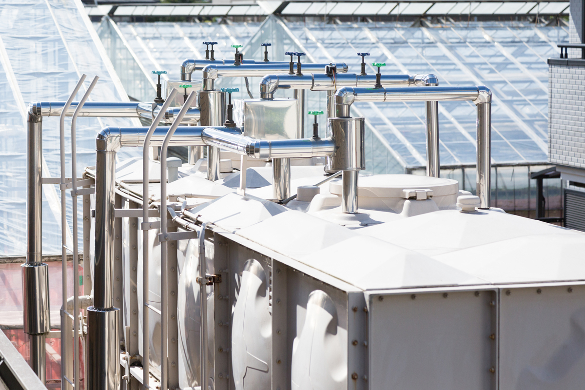 画像：水質調査